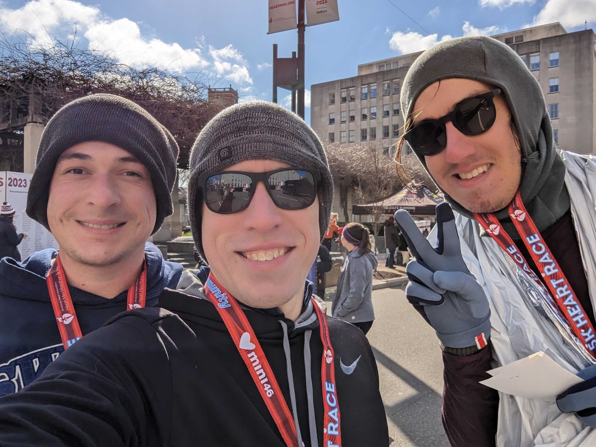 A few of our team members attending the 5k Heart Race